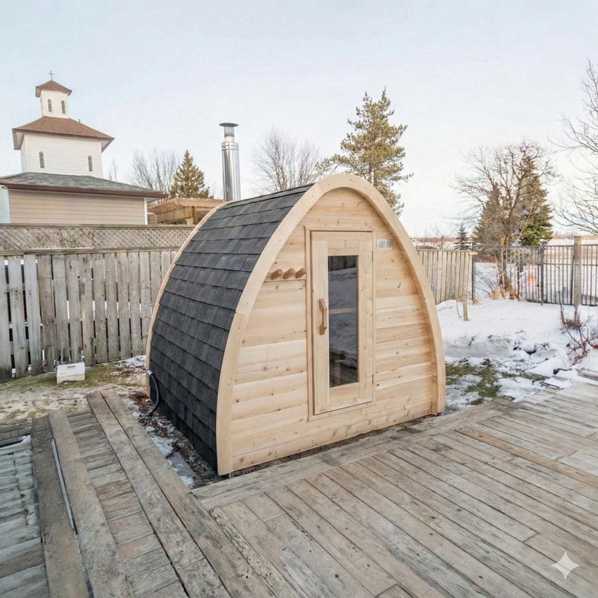 
Dundalk CT MiniPOD 4-Person Outdoor Sauna