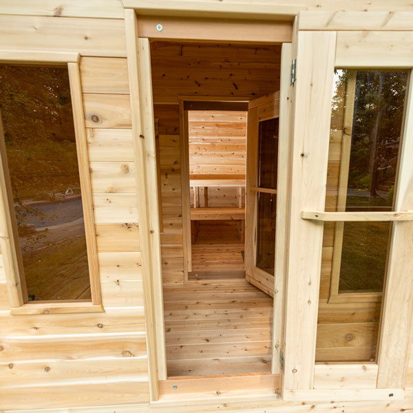 Dundalk CT Georgian Cabin Sauna with Changeroom | CTC88CW-Sauna-Dundalk Leisurecraft-Nordica Sauna