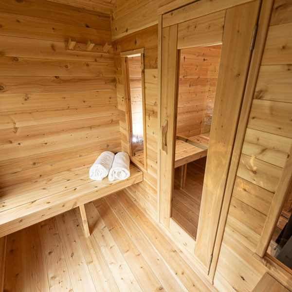 Dundalk CT Georgian Cabin Sauna with Changeroom | CTC88CW-Sauna-Dundalk Leisurecraft-Nordica Sauna
