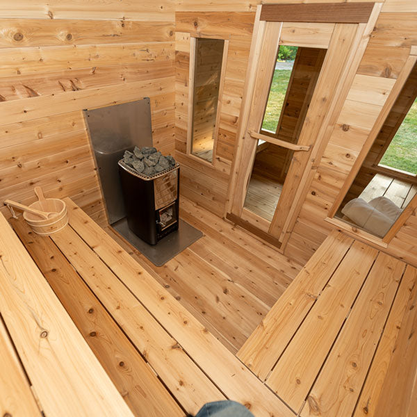 Dundalk CT Georgian Cabin Sauna with Changeroom | CTC88CW-Sauna-Dundalk Leisurecraft-Nordica Sauna