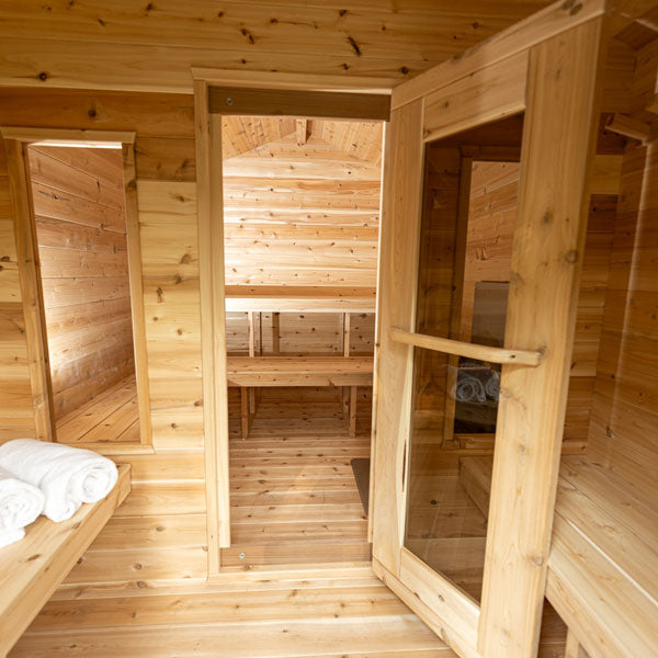 Dundalk CT Georgian Cabin Sauna with Changeroom | CTC88CW-Sauna-Dundalk Leisurecraft-Nordica Sauna