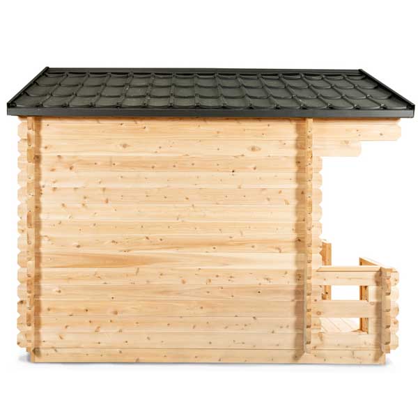 Dundalk CT Georgian Cabin 6 Person Sauna with Porch-Sauna-Dundalk Leisurecraft-Nordica Sauna