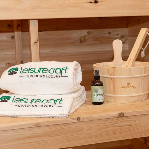 Dundalk CT Georgian Cabin 6 Person Sauna with Porch-Sauna-Dundalk Leisurecraft-Nordica Sauna