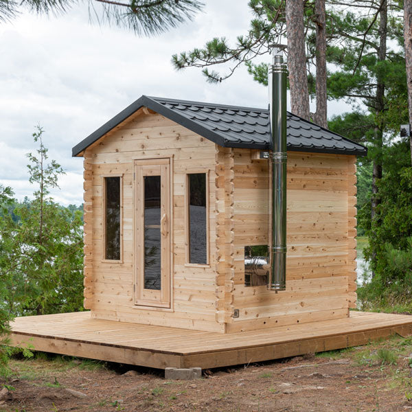 Dundalk CT Georgian Cabin 6 Person Sauna-Sauna-Dundalk Leisurecraft-Nordica Sauna
