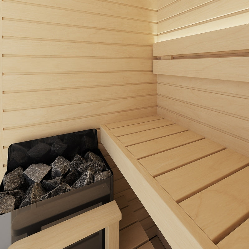 Auroom Cala Glass Mini Sauna (Aspen)
