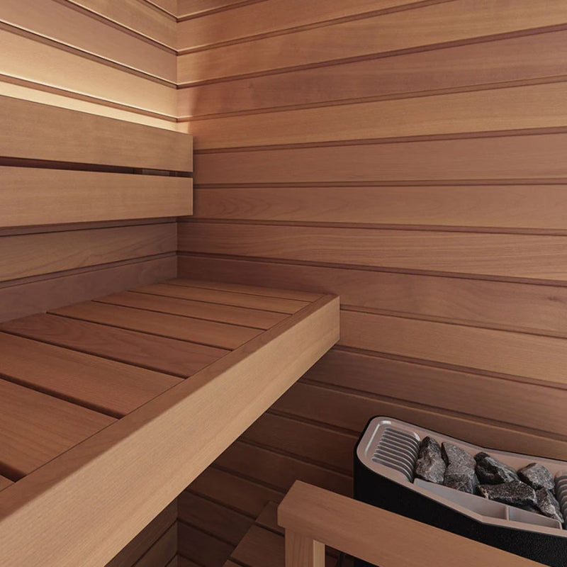 Auroom Cala Glass Mini Sauna (Thermo-Aspen)