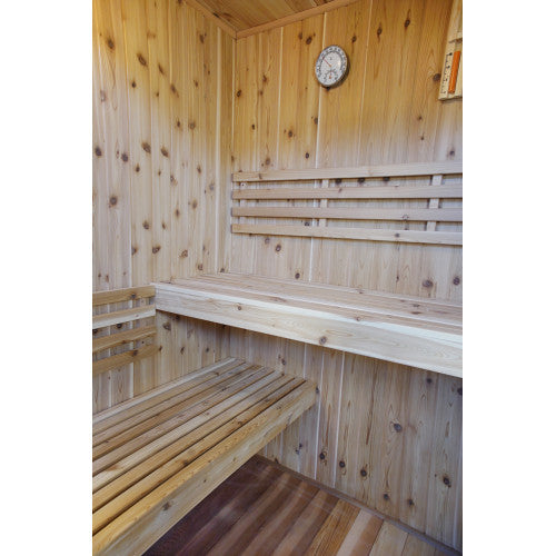 Sunray Hampton 3-Person Indoor Traditional Sauna with 4.5kW Harvia Heater-Sunray-Nordica Sauna