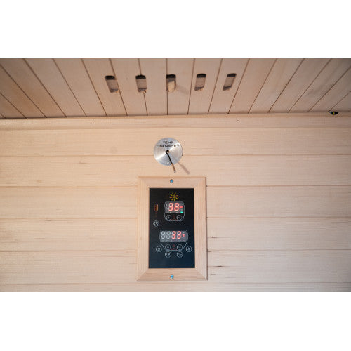 Sunray Waverly 3-Person Outdoor Traditional Sauna with Windows-Sauna-Sunray-Nordica Sauna