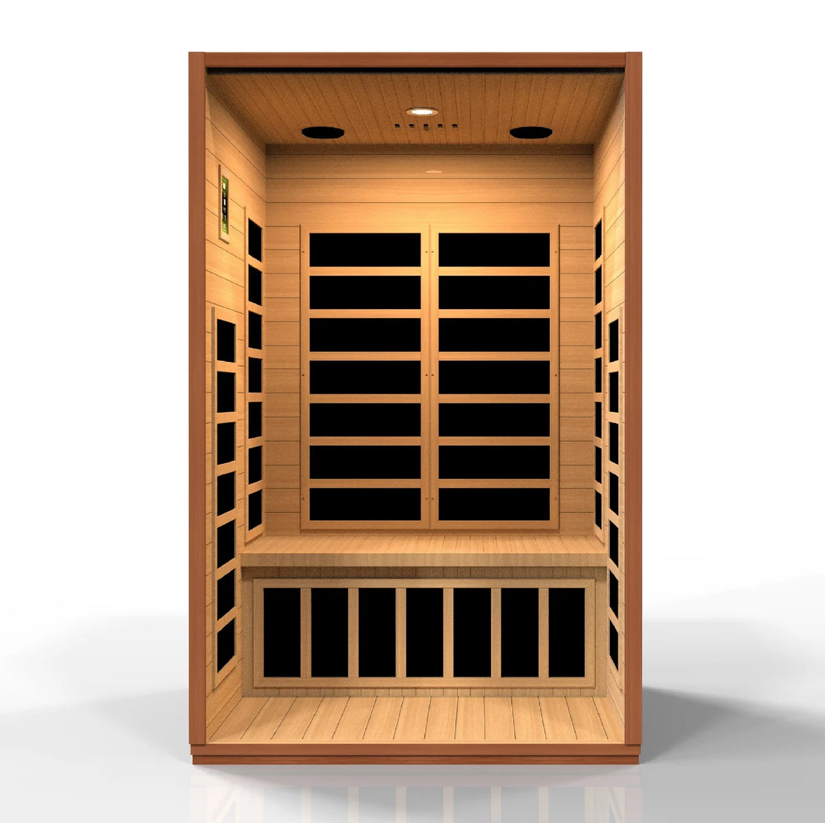 
Golden Designs Dynamic Cardoba 2-Person Low EMF FAR Infrared Sauna | DYN-6203-01