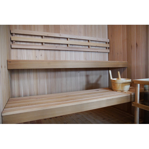 Sunray Charleston 4-Person Indoor Traditional Sauna with 6kW Harvia Heater-Sauna-Sunray-Nordica Sauna