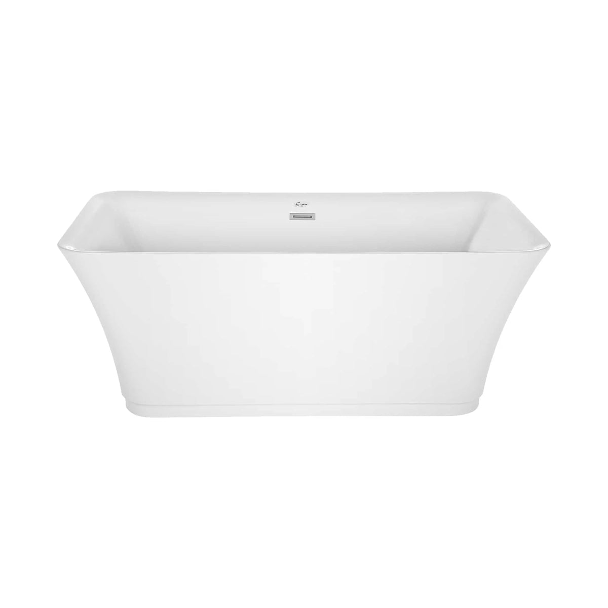 Empava 59 in. Freestanding Soaking Bathtub | EMPV-59FT1511-Feestanding bathtub-Empava-Nordica Sauna