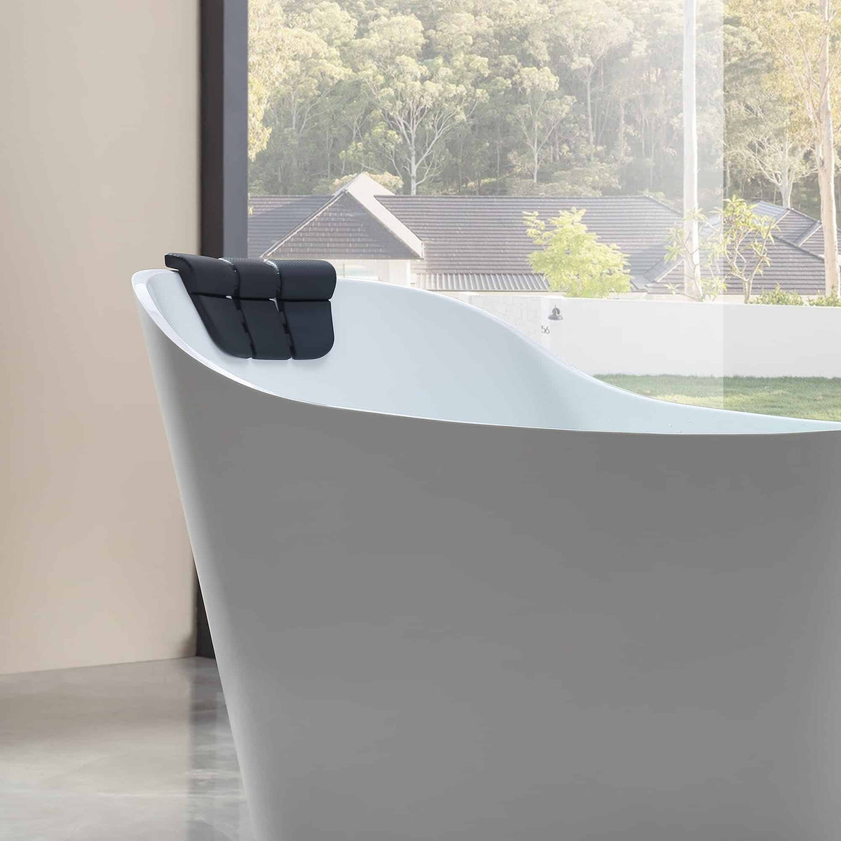 Empava 67 in. Whirlpool Freestanding Acrylic Bathtub | EMPV-67AIS09-Feestanding massage bathtub-Empava-Nordica Sauna