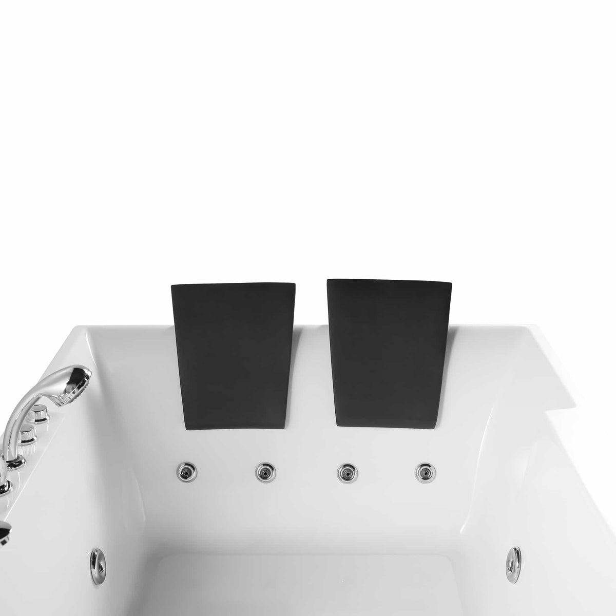 Empava 72 in. Whirlpool Rectangular Bathtub | EMPV-72JT367LED-massage bathtub-Empava-Nordica Sauna