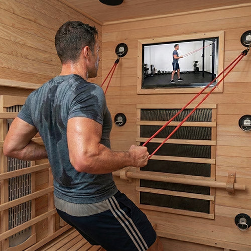 FitSauna Exercise 3-Person Infrared Sauna