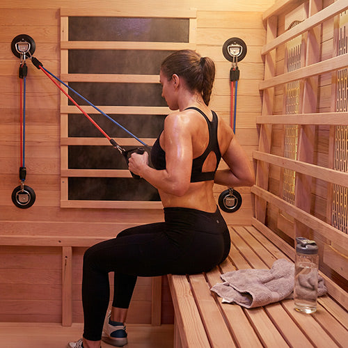 FitSauna XL Exercise 3-Person Infrared Sauna