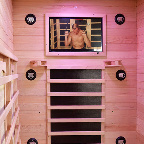 FitSauna XL Exercise 3-Person Infrared Sauna