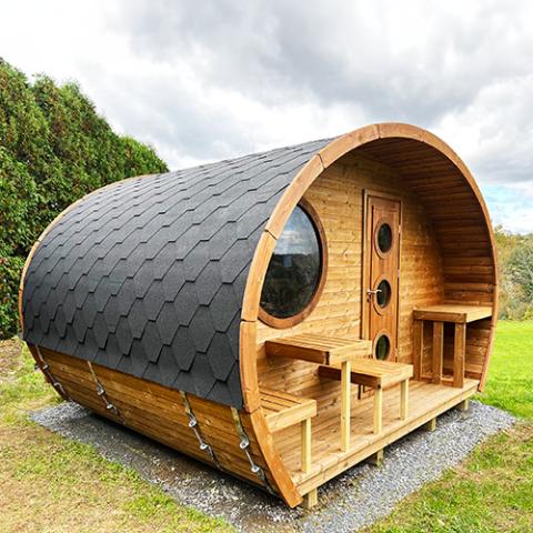 SaunaLife Model G11 Garden-Series Outdoor Home Sauna Kit -2 Room Sauna-Sauna-SaunaLife-Nordica Sauna