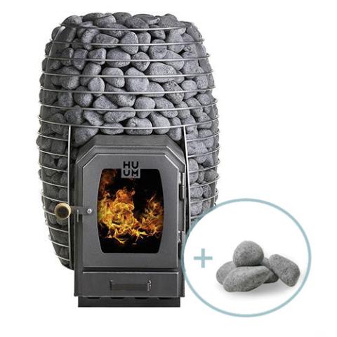 HUUM HIVE Wood Series 17.0kW Wood-Fired Sauna Heater Package-Sauna Heater-HUUM-Nordica Sauna
