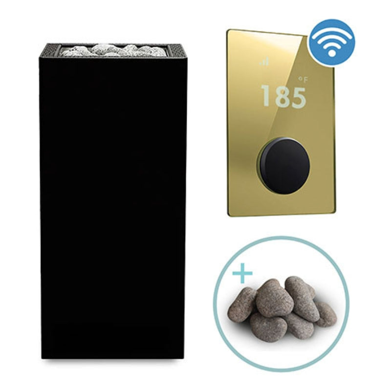 HUUM CORE Series Electric Sauna Heater Package | Black