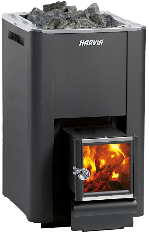 Harvia PRO Series 20 SL 24.1kW Sauna Stove Package-Sauna Heater-Harvia-Black-