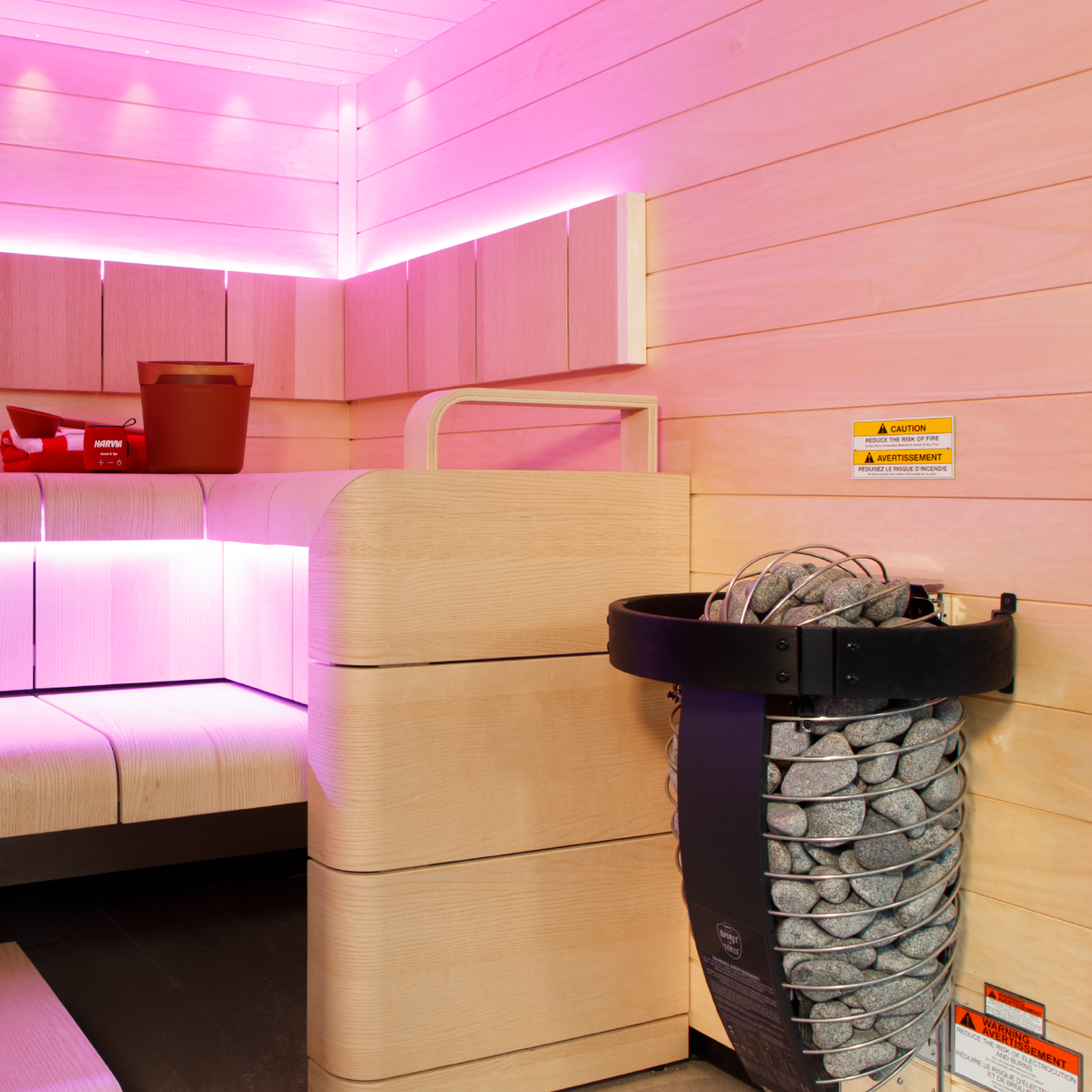 Harvia Spirit SP80E Electric Sauna Heater Package-Sauna Heater-Harvia-240V/1PH (Home Use)-Standard Xenio CX45-