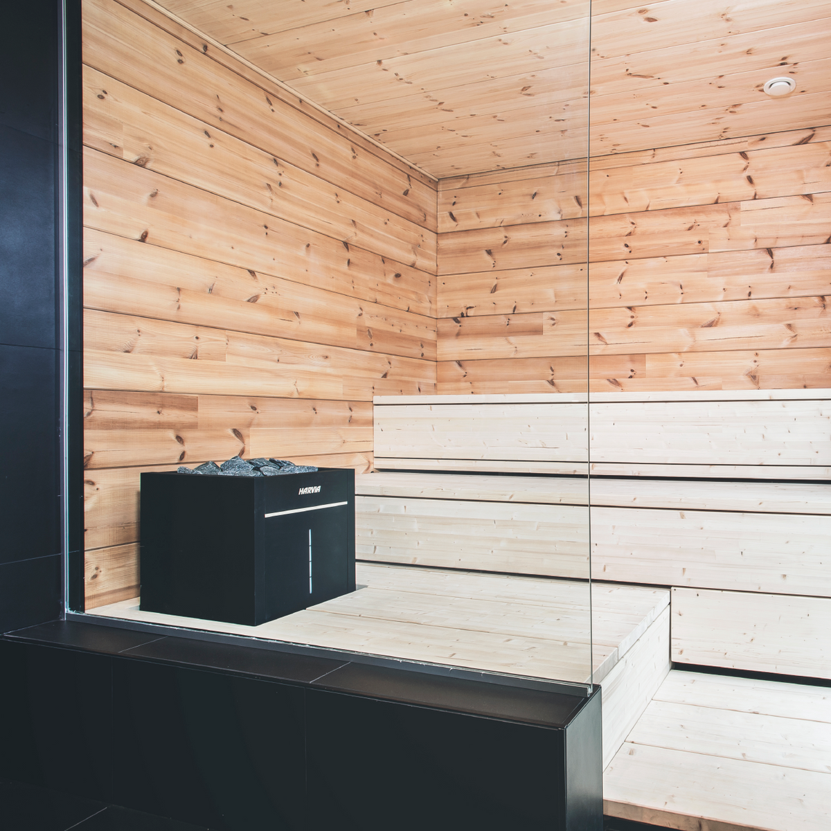 Harvia Virta Combi HL110SA 10.5kW Electric Sauna Heater Package-Sauna Heater-Harvia-240V/1PH (Home Use)-Standard Xenio CX30C-