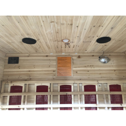 Sunray Cayenne 4-Person Outdoor Sauna with Ceramic Heaters-Sauna-Sunray-Nordica Sauna