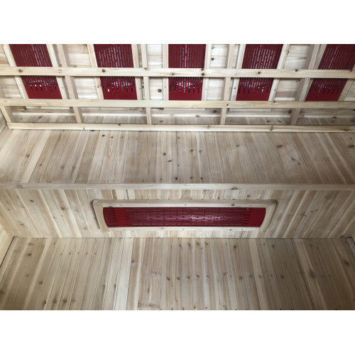 Sunray Cayenne 4-Person Outdoor Sauna with Ceramic Heaters-Sauna-Sunray-Nordica Sauna