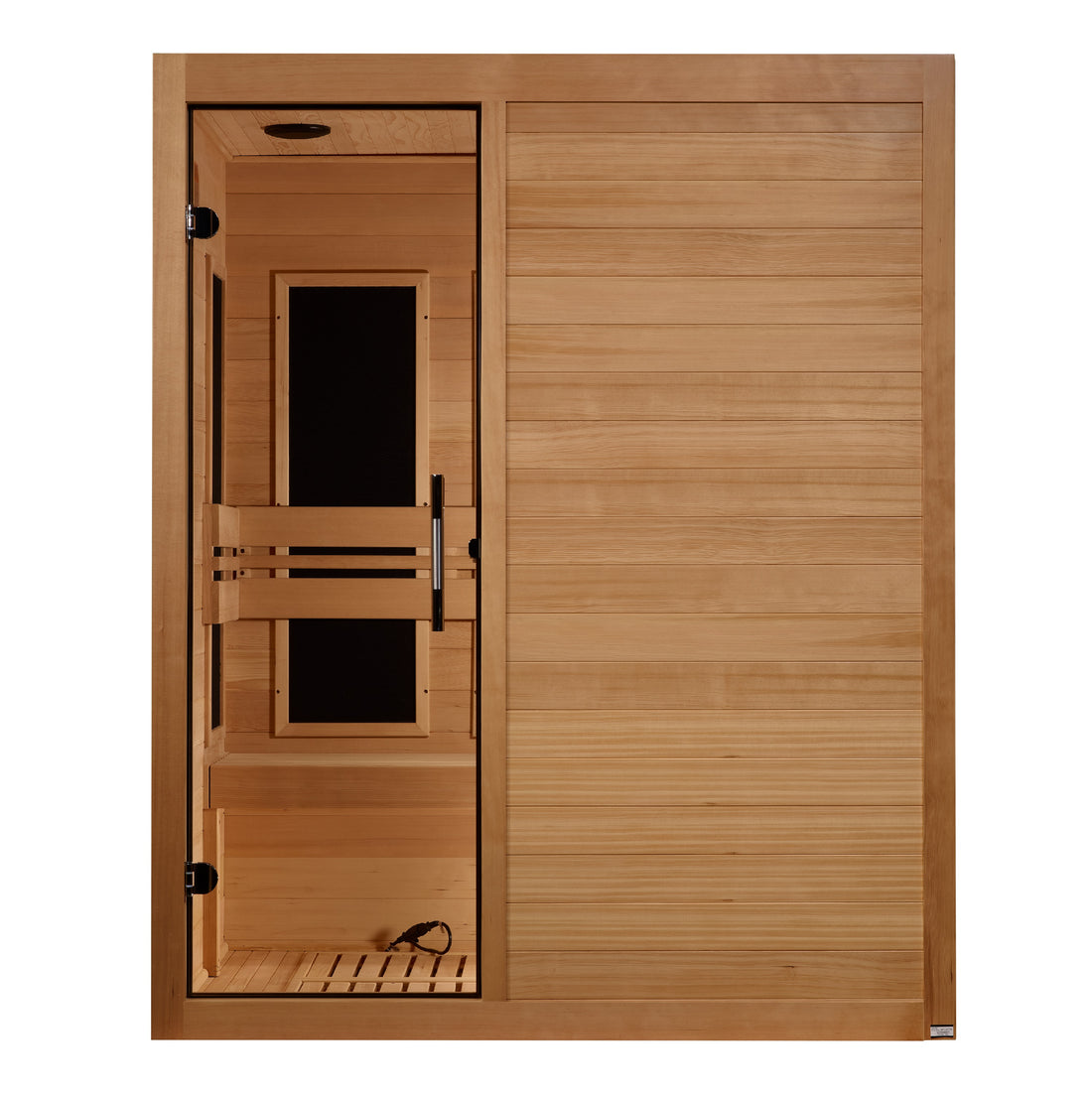 Golden Designs Toscana 3-person Low EMF FAR Infrared Sauna with Canadian Hemlock