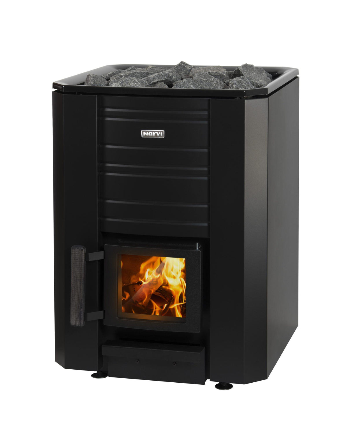 Narvi NC 24 Black Sauna Heater-Wood-Burning Heaters-Narvi-Nordica Sauna