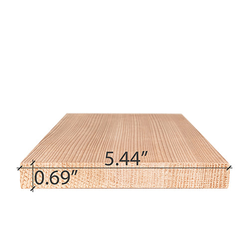 
Cedar Sauna Wood VG S4SEE Bench Material 1x6" | WOOD629