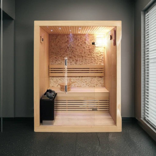 Sunray Rockledge 2-Person Luxury Traditional Sauna with 4.5kW Heater