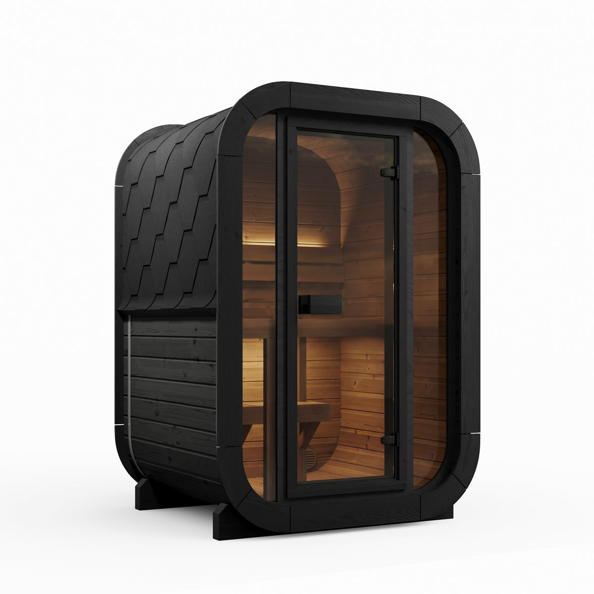 
SaunaLife CL3G 2-Person Cube-Series Outdoor Home Sauna Kit