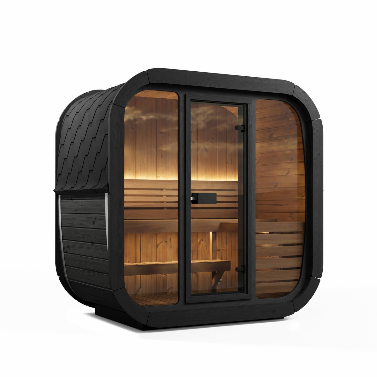 
SaunaLife CL4G 3-Person Cube-Series Outdoor Home Sauna Kit