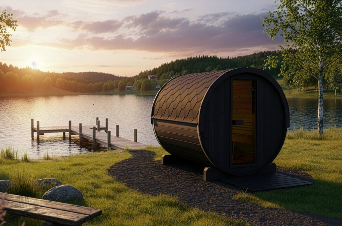 
SaunaLife Model E8 Sauna Barrel | ERGO Series