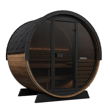 SaunaLife Model EE6G 4-Person Ergo Elegance Series Sauna Barrel