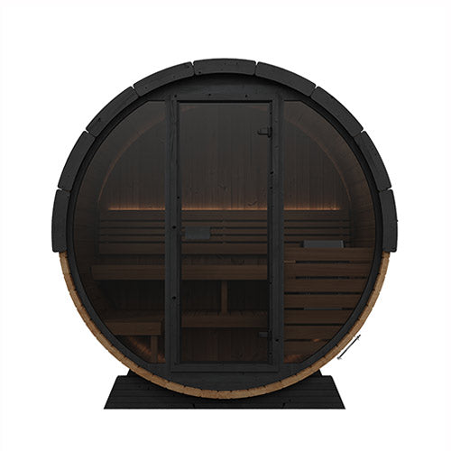 SaunaLife Model EE6G 4-Person Ergo Elegance Series Sauna Barrel