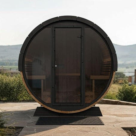 SaunaLife Model EE6G 4-Person Ergo Elegance Series Sauna Barrel