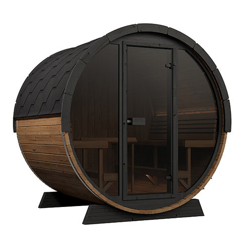 SaunaLife Model EE8G 6-Person ERGO Series Sauna Barrel