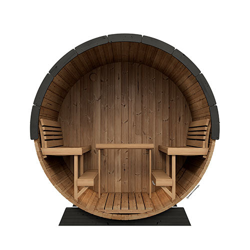 SaunaLife Model EE8G 6-Person ERGO Series Sauna Barrel