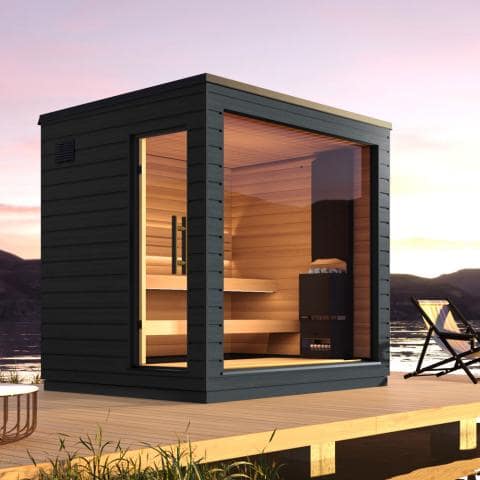 SaunaLife Model Outdoor Sauna G6 | Garden Series-Sauna-SaunaLife-Nordica Sauna
