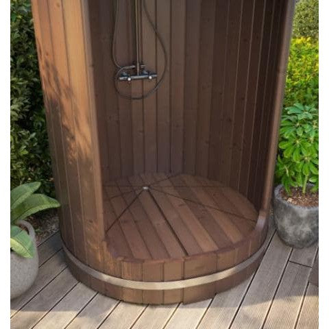 SaunaLife Barrel Shower Model R3 | Rain Series-Outdoor Shower-SaunaLife-Nordica Sauna