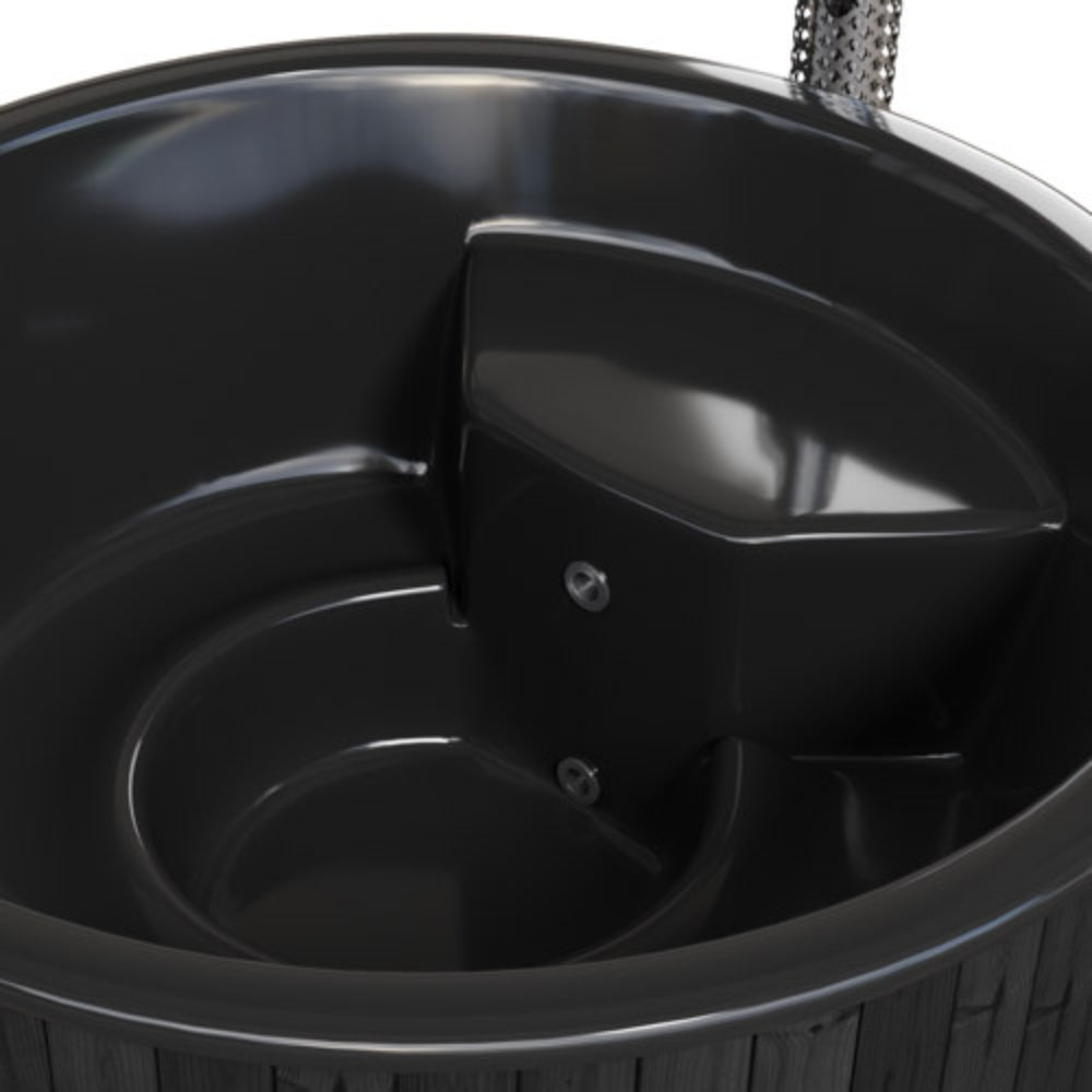 SaunaLife S6 Soak Series 7 Person Wood Burning Hot Tub
