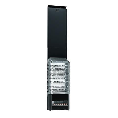 Saunum Air 10 Sauna Heater with Climate Equalizer-Sauna Heater-Saunum-Nordic Black/Anthracite Grey (Stainless cage body)-Nordica Sauna