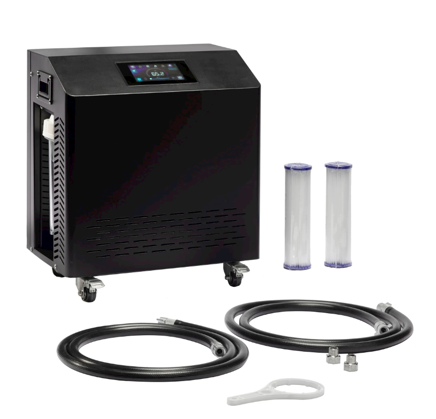Golden Designs Dynamic Cold Therapy – 0.8 HP Cold/Heat System with WIFI APP – Titanium-Chiller-Golden Designs-Nordica Sauna
