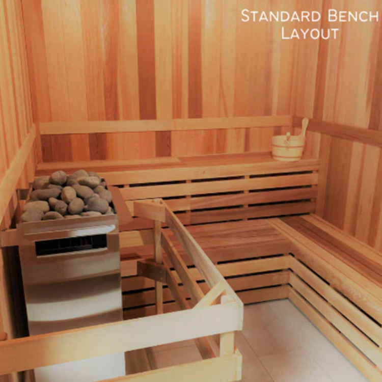 Scandia Electric Ultra DIY PreCut Sauna Kit 48" x 84" x 84"-Sauna Accessories-Scandia-Nordica Sauna