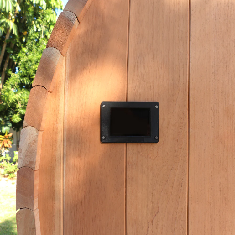 Scandia Electric Barrel Sauna Kit-Sauna-Scandia-Wood-6'W x 4'D x 6'H-Nordica Sauna