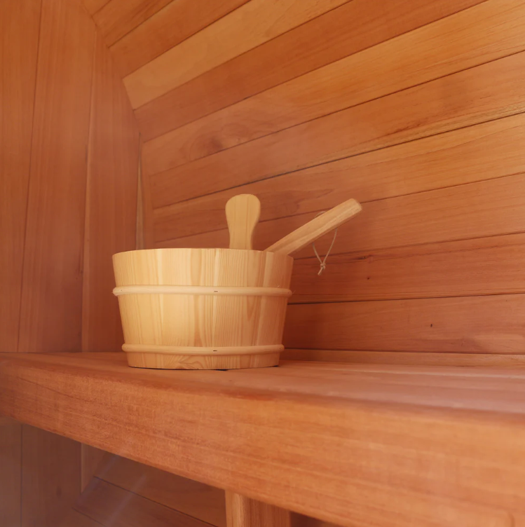 Scandia Electric Barrel Sauna Kit-Sauna-Scandia-Wood-6'W x 4'D x 6'H-Nordica Sauna