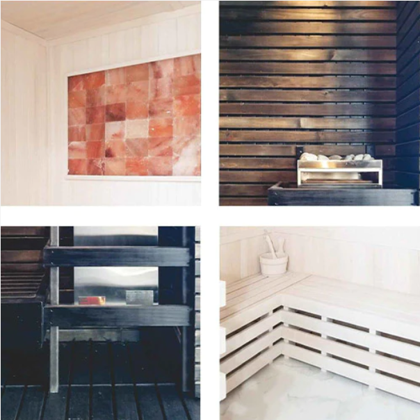Scandia Electric Ultra Hand Finished Pre-Cut Sauna Room Kits - 48" x 84" x 84"-Sauna Accessories-Scandia-Nordica Sauna