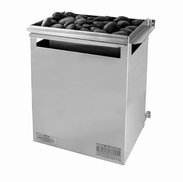 Scandia Electric Ultra Sauna Heater - Large 480V - 3P-Sauna Heater-Scandia-60 Min - Thermostat on Control Box-18 kW-Nordica Sauna
